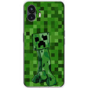 Чехол BoxFace Nothing Phone (2) Minecraft Creeper