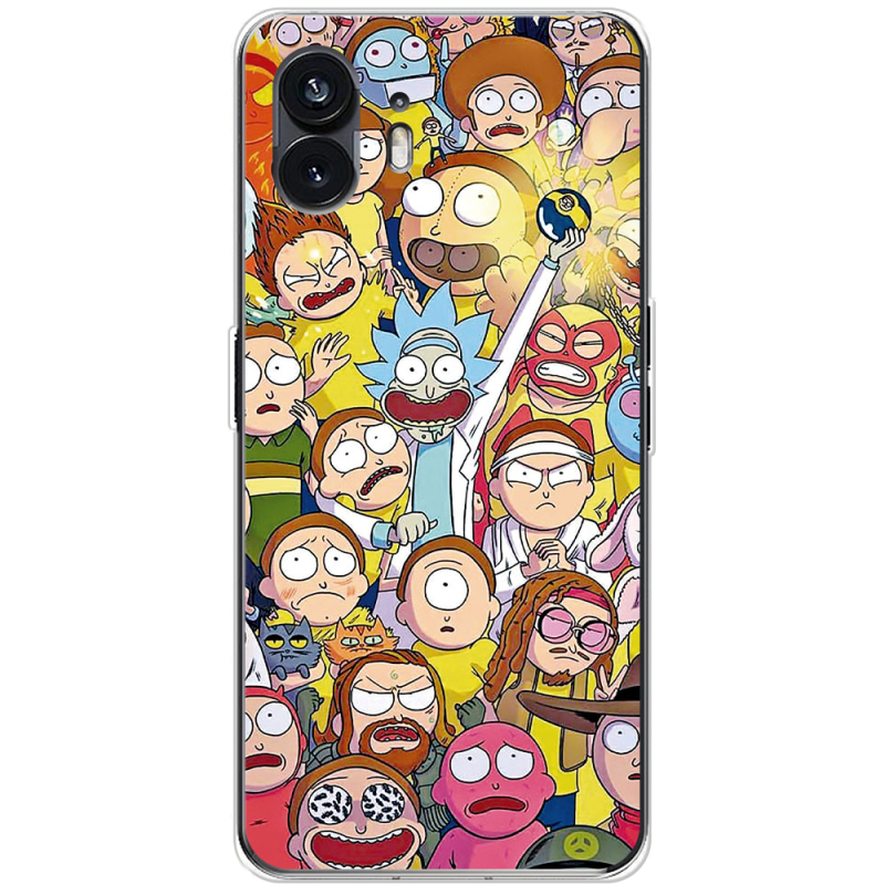 Чехол BoxFace Nothing Phone (2) Rick and Morty