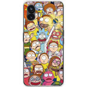 Чехол BoxFace Nothing Phone (2) Rick and Morty