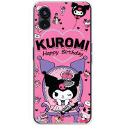 Чехол BoxFace Nothing Phone (2) День народження Kuromi