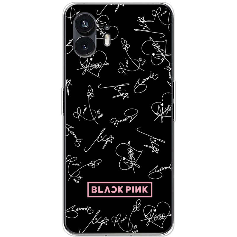 Чехол BoxFace Nothing Phone (2) Blackpink автограф