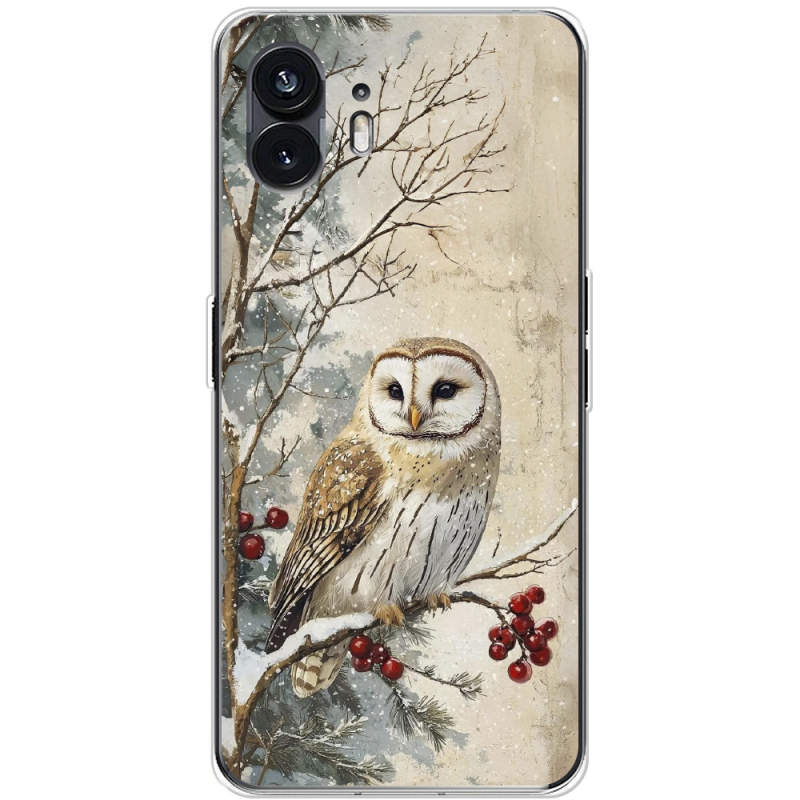 Чехол BoxFace Nothing Phone (2) Christmas Owl