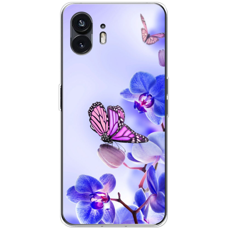 Чехол BoxFace Nothing Phone (2) Orchids and Butterflies