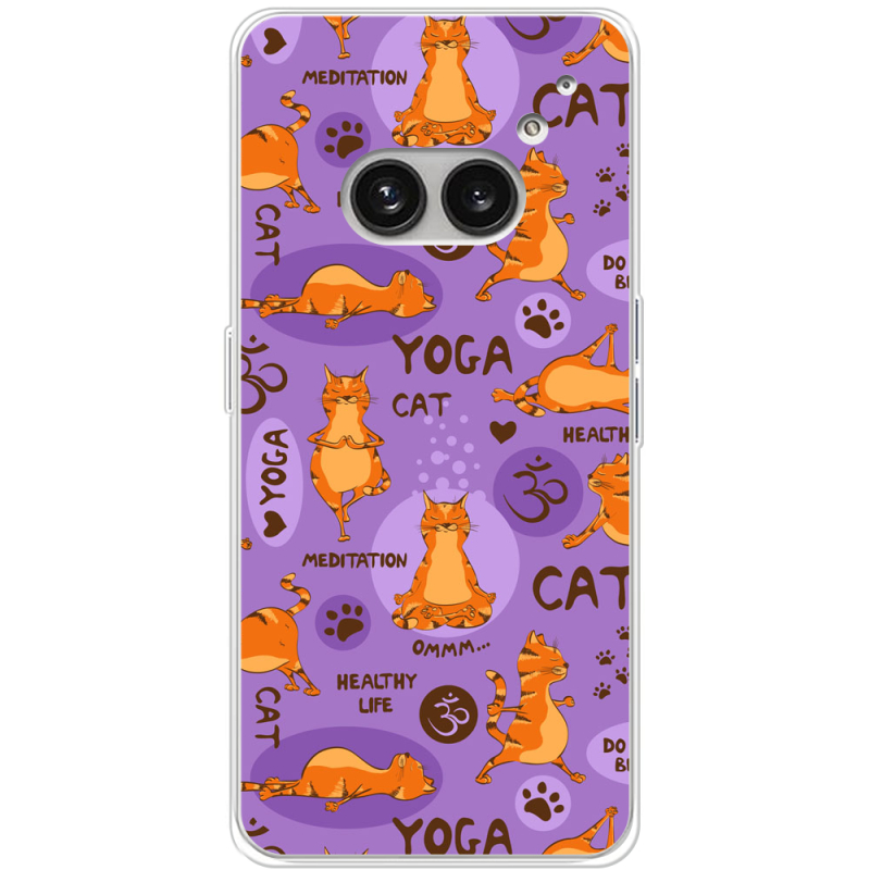 Чехол BoxFace Nothing Phone (2a) Yoga Cat