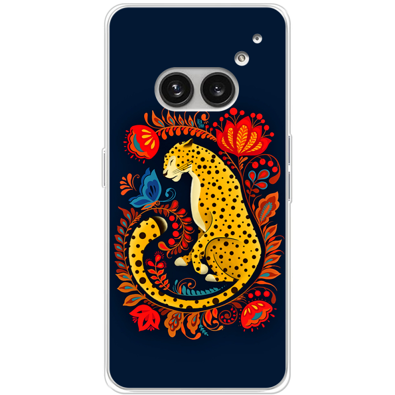 Чехол BoxFace Nothing Phone (2a) Petrykivka Leopard