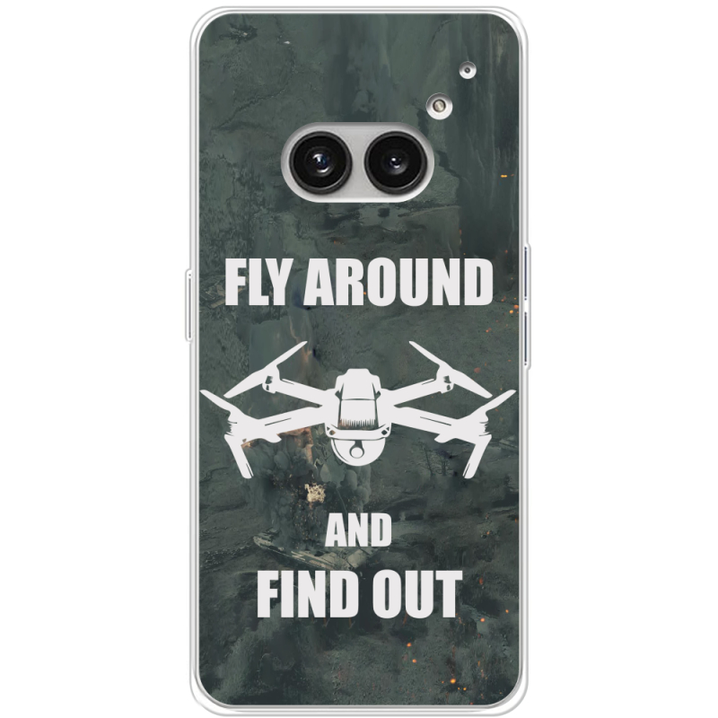 Чехол BoxFace Nothing Phone (2a) Дрон Fly Around