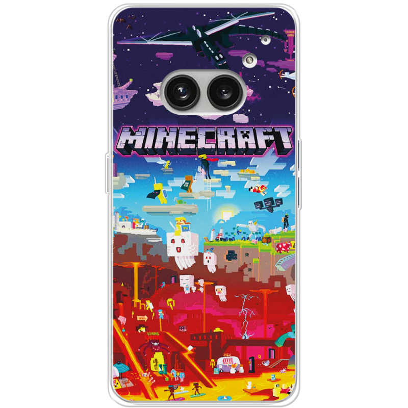 Чехол BoxFace Nothing Phone (2a) Minecraft World Beyond