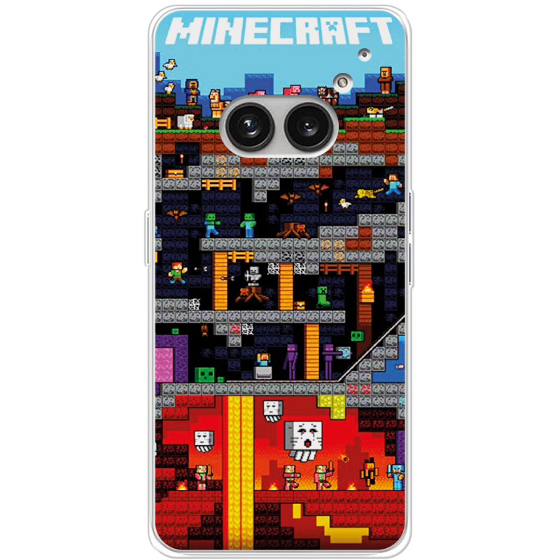Чехол BoxFace Nothing Phone (2a) Minecraft Lode Runner