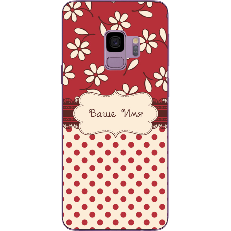Чехол Uprint Samsung G960 Galaxy S9 Именной Polka Dots