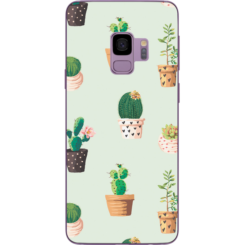 Чехол Uprint Samsung G960 Galaxy S9 L-green Cacti