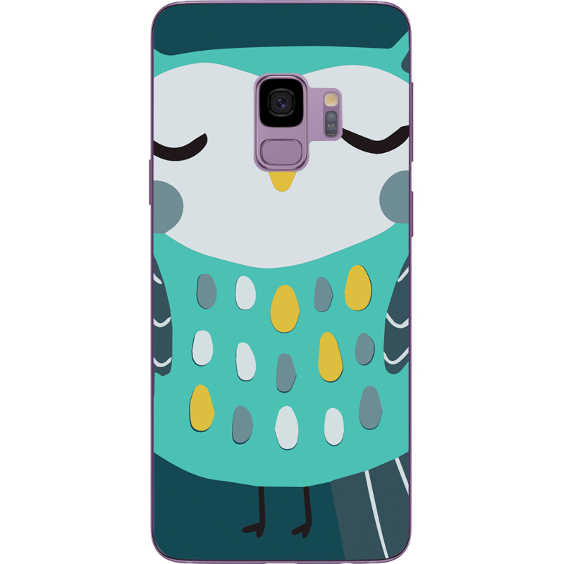 Чехол Uprint Samsung G960 Galaxy S9 Green Owl