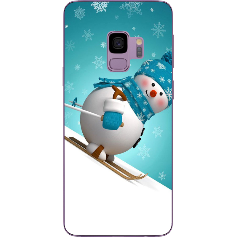 Чехол Uprint Samsung G960 Galaxy S9 Skier Snowman