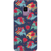 Чехол Uprint Samsung G960 Galaxy S9 Flying Elephants