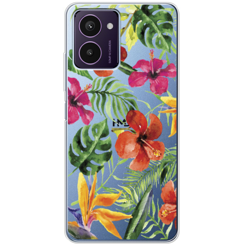 Прозрачный чехол BoxFace HMD Pulse Pro Tropical Flowers