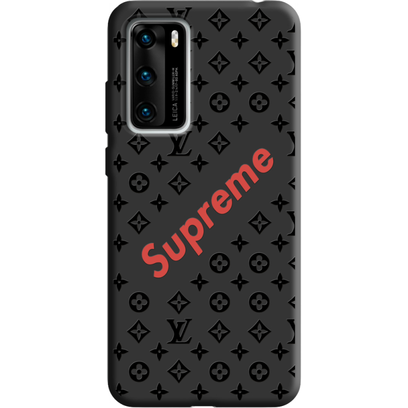 Черный чехол BoxFace Huawei P40 Style S