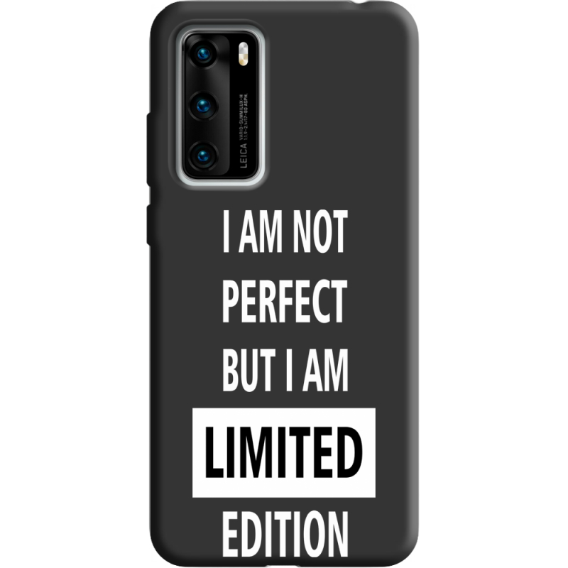 Черный чехол BoxFace Huawei P40 Limited Edition