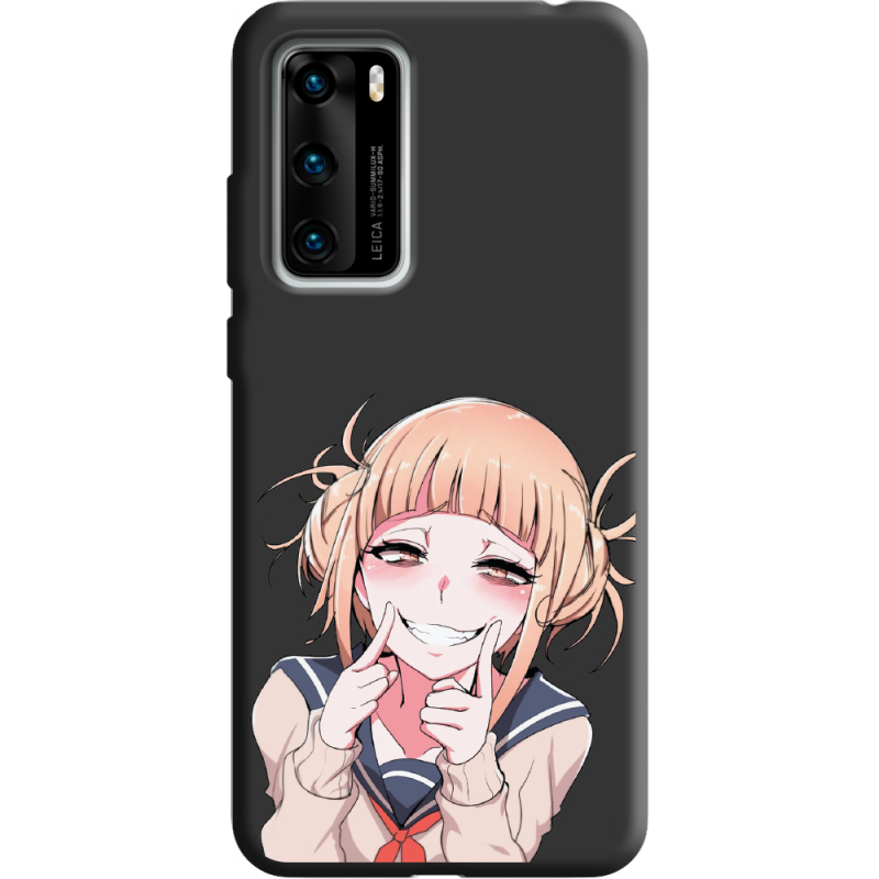 Черный чехол BoxFace Huawei P40 Himiko Toga Smile