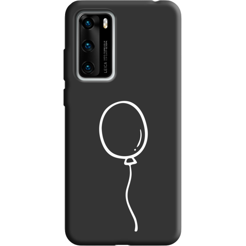 Черный чехол BoxFace Huawei P40 Balloon