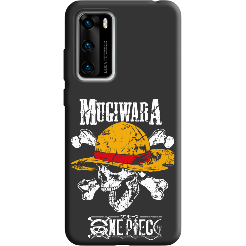 Черный чехол BoxFace Huawei P40 One Piece Большой куш