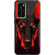 Черный чехол BoxFace Huawei P40 