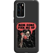 Черный чехол BoxFace Huawei P40 