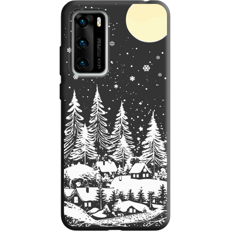 Черный чехол BoxFace Huawei P40 