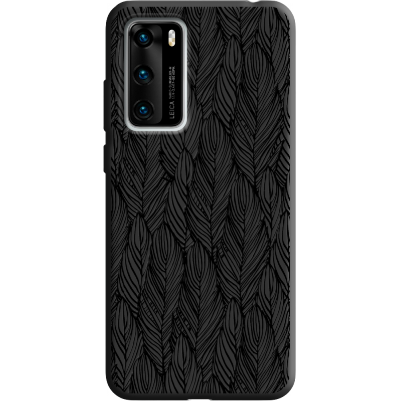 Черный чехол BoxFace Huawei P40 