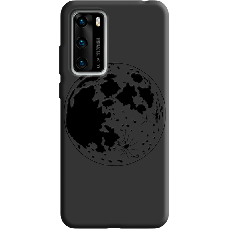 Черный чехол BoxFace Huawei P40 Planet