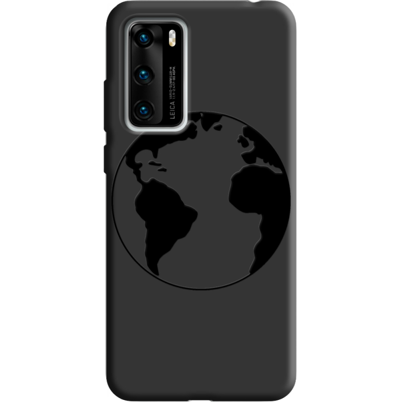 Черный чехол BoxFace Huawei P40 Earth