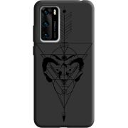 Черный чехол BoxFace Huawei P40 