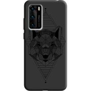 Черный чехол BoxFace Huawei P40 