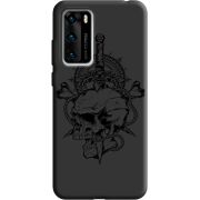 Черный чехол BoxFace Huawei P40 