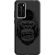 Черный чехол BoxFace Huawei P40 Gorilla