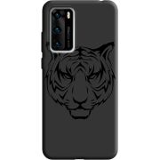 Черный чехол BoxFace Huawei P40 Tiger