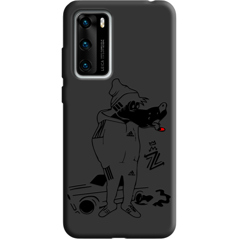 Черный чехол BoxFace Huawei P40 