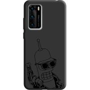 Черный чехол BoxFace Huawei P40 