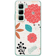 Чехол BoxFace Infinix Hot 50 Line Flowers