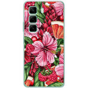 Чехол BoxFace Infinix Hot 50 Tropical Flowers