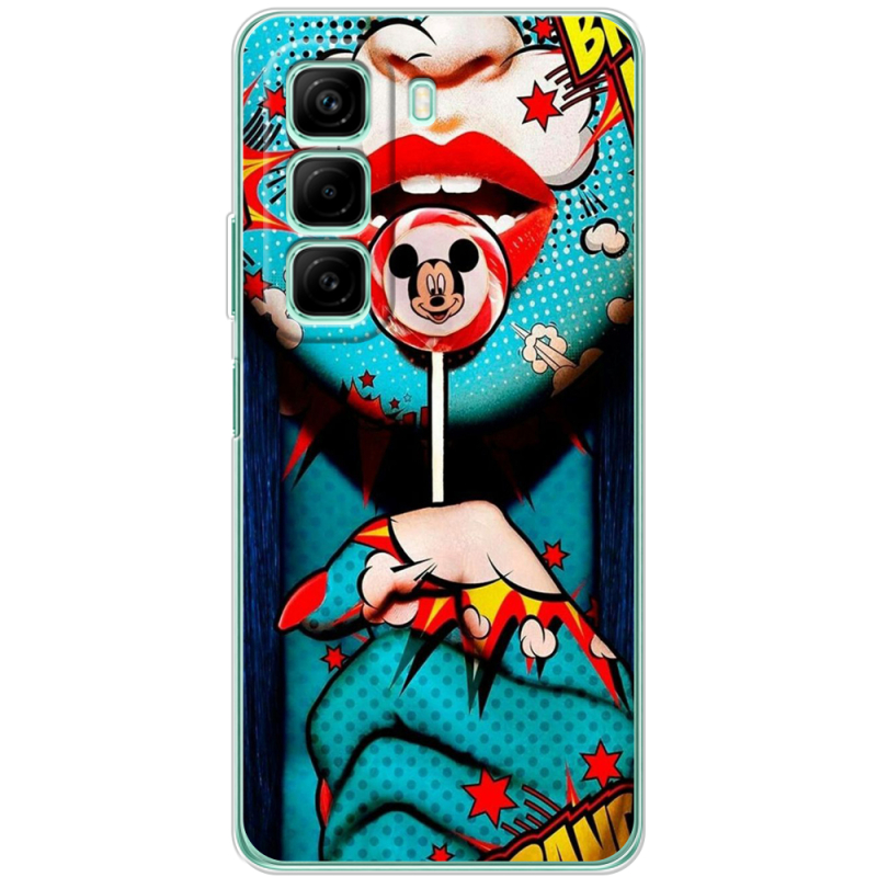 Чехол BoxFace Infinix Hot 50 Girl Pop Art