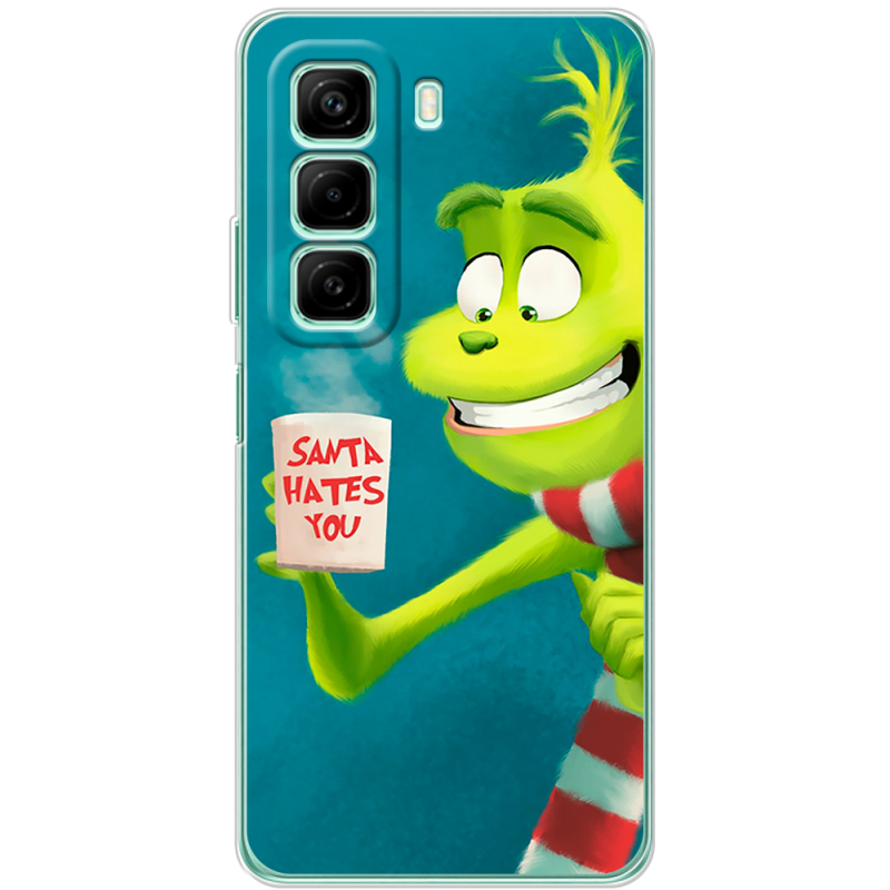 Чехол BoxFace Infinix Hot 50 Santa Hates You