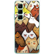 Чехол BoxFace Infinix Hot 50 Sleepy Cats