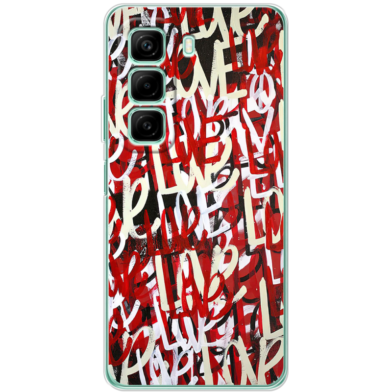 Чехол BoxFace Infinix Hot 50 Love Graffiti