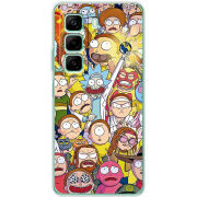 Чехол BoxFace Infinix Hot 50 Rick and Morty