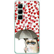 Чехол BoxFace Infinix Hot 50 Raining Hearts