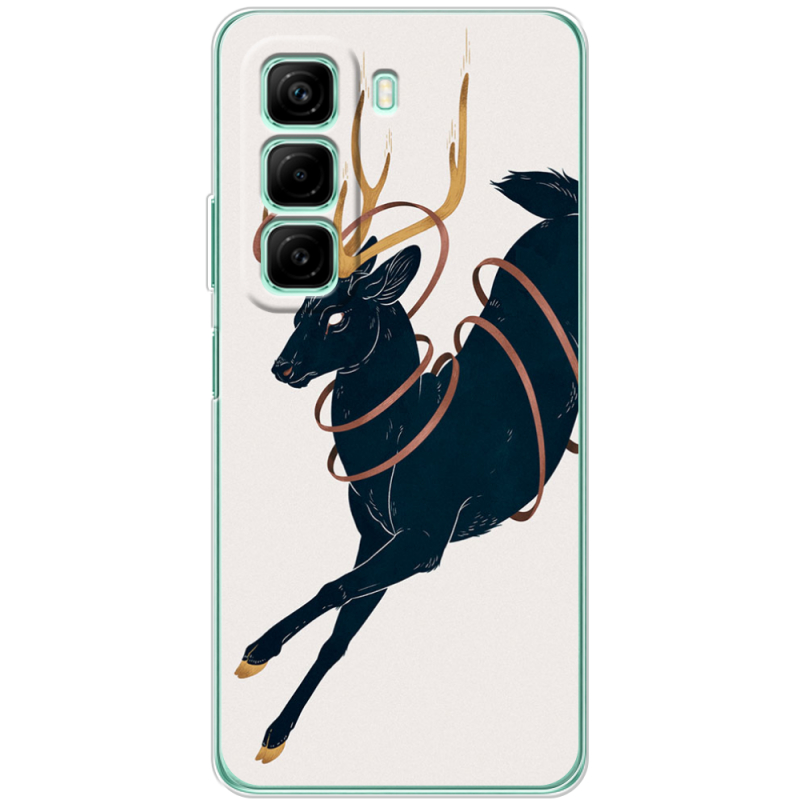 Чехол BoxFace Infinix Hot 50 Black Deer