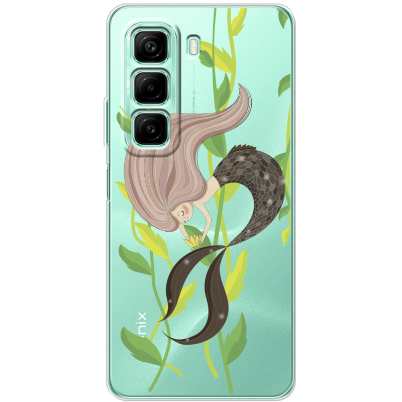 Прозрачный чехол BoxFace Infinix Hot 50 Cute Mermaid