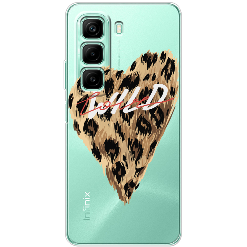 Прозрачный чехол BoxFace Infinix Hot 50 Wild Love