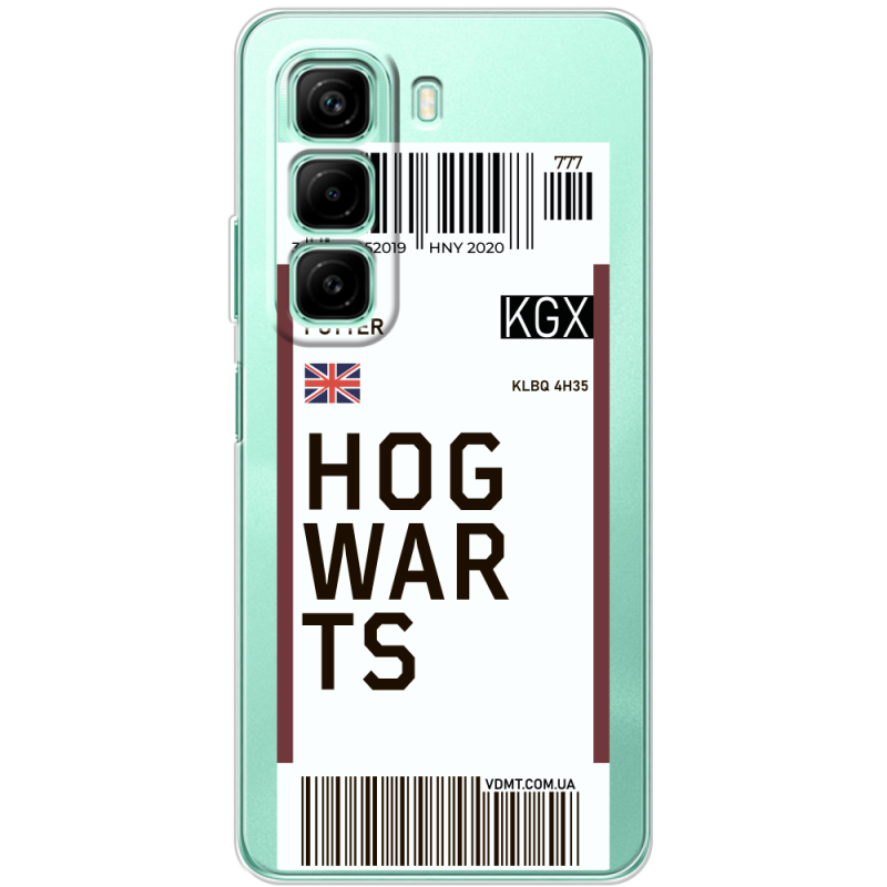 Прозрачный чехол BoxFace Infinix Hot 50 Ticket Hogwarts