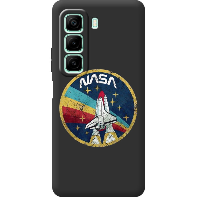 Черный чехол BoxFace Infinix Hot 50 NASA