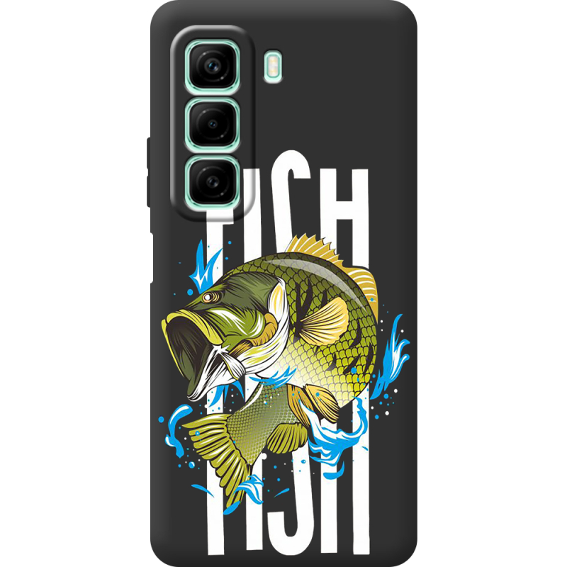 Черный чехол BoxFace Infinix Hot 50 Fish